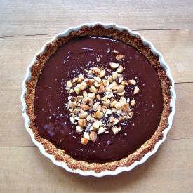 Chocolate Coconut Macadamia Tart