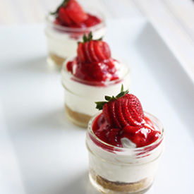 Strawberry No Bake Cheesecake