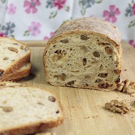 Cinnamon, Raisin and Walnut Bread