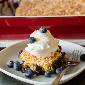 Blueberry Dump Cake