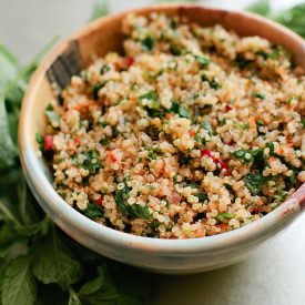 Spicy Carrot and Quinoa Tabbouleh