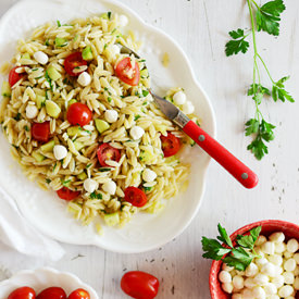 Summer Orzo Pasta Salad