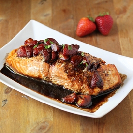 Strawberry Balsamic Salmon