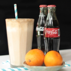 Coke and Rum Ice Cream Float