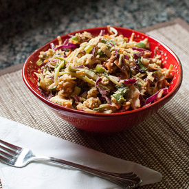 Thai Peanut Cabbage Salad