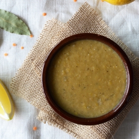 Red Lentil Soup {Shorabet Adas}