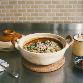 Claypot Chicken Rice with Mushroom