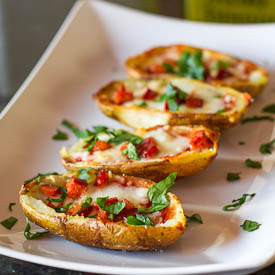 Pepperoni Pizza Potato Skins