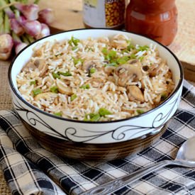 Mushroom Fried Rice