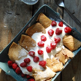 Buckwheat Pancakes with Fruits