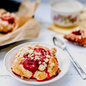 Pastries with Strawberries