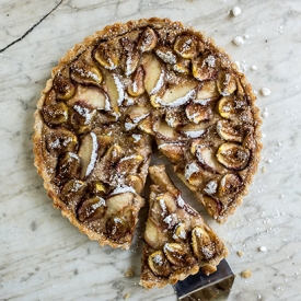 Fig, Peach & Mascarpone Tart