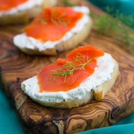 Smoked Salmon Tea Sandwiches