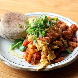 Celery Root & Scrambled Eggs Brunch