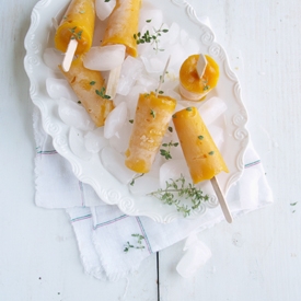 Mango Sorbet with Lemon Thyme