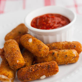 Homemade Mozzarella Sticks