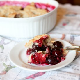 Cherry Cobbler with Tapioca