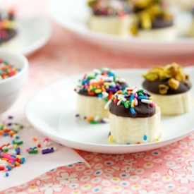 Frozen Chocolate Banana Bites