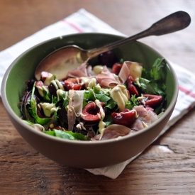 Cherry and Prosciutto Salad