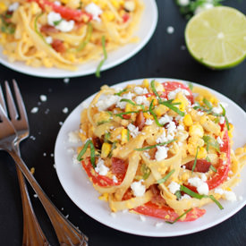 Summer Mexican Street Corn Pasta