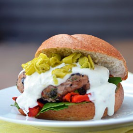 Greek Turkey Burger