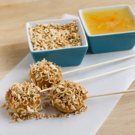 Crunchy Veggie Lollipops