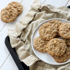 White Chocolate Oatmeal Cookies