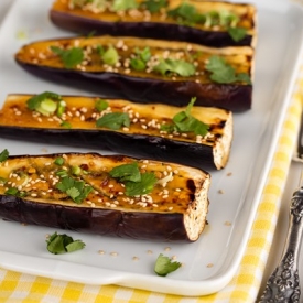 Miso Glazed Eggplant