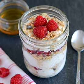 Raspberry Breakfast Parfait