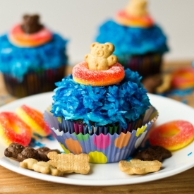 Teddy Graham Cupcakes