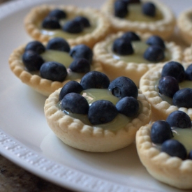 Lemon and Blueberry Tarts