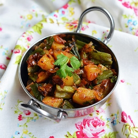 Aloo Bhindi Fry