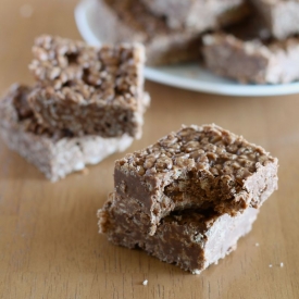 Carob PB Krispy Treats