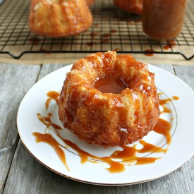 Salted Caramel Mini Apple Bundts