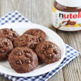 Eggless Nutella Cookies