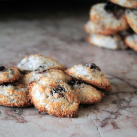 Easy Blueberry Coconut Macaroons