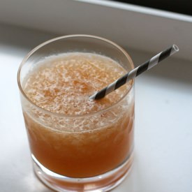 Peach and Rosé Slushie