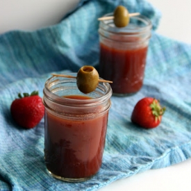 Roasted Strawberry Bloody Mary