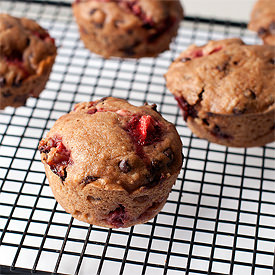 Strawberry Chocolate Chip Muffins