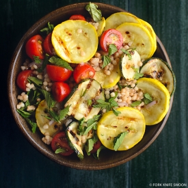 Grilled Summer Squash Salad