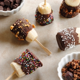 Frozen Chocolate-Banana Bites