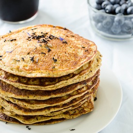 Earl Grey Blueberry Pancakes (GF)