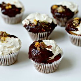 Banana Bourbon Cupcakes