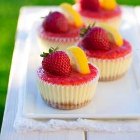 Strawberry Lemonade Cheesecake