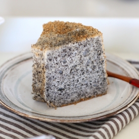 Black Sesame Chiffon Cake