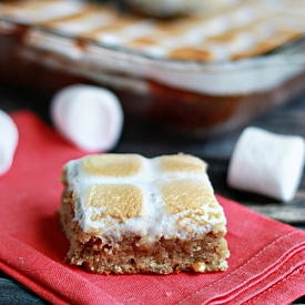 Fluffernutter Blondies