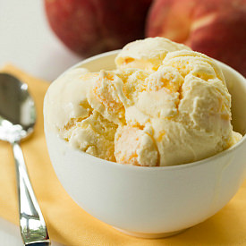 Fresh Peach Ice Cream