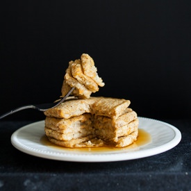 Cinnamon Sweet Potato Pancakes