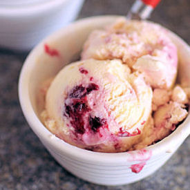 Cherry Swirl Ice Cream