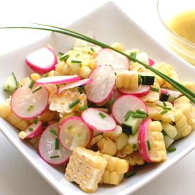 Corn Salad with Jalapeño Dressing